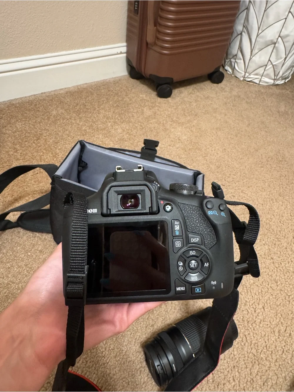 Canon EOS Rebel T7 DSLR Camera - Black